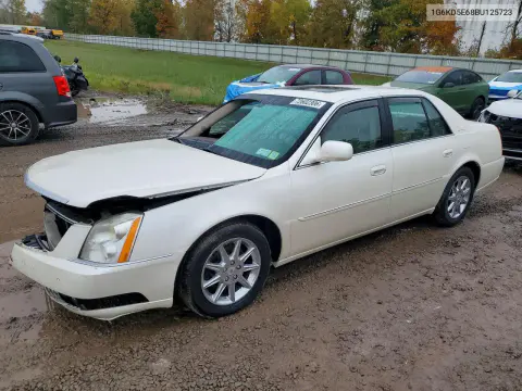1G6KD5E68BU125723 — 2011 Cadillac DTS, Передняя часть, фото до ремонта