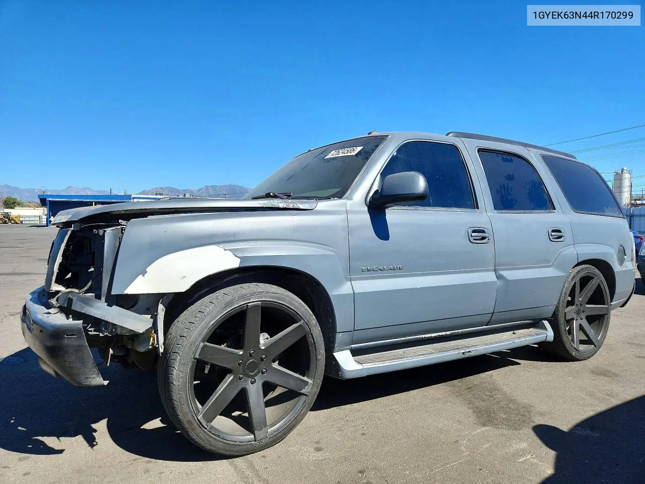 2004 Cadillac Escalade Luxury VIN 1GYEK63N44R170299 фото 1