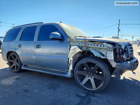 2004 Cadillac Escalade Luxury VIN 1GYEK63N44R170299 фото 4