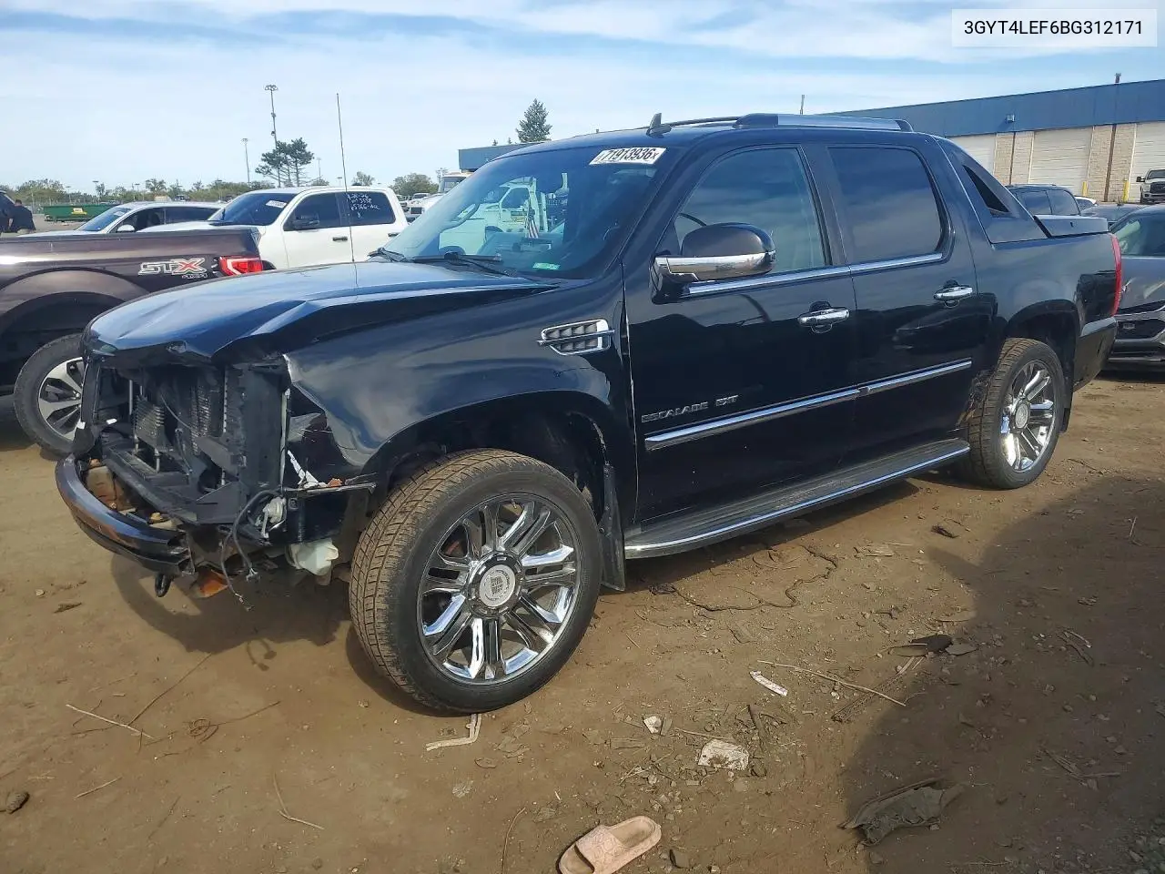 2011 Cadillac Escalade Ext VIN 3GYT4LEF6BG312171 фото 1