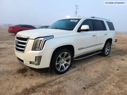 1GYS3MKJ2FR680947 — 2015 Cadillac Escalade, Верхняя часть / Крыша, фото до ремонта