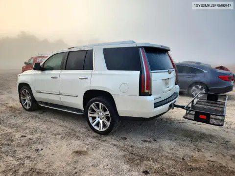 2015 Cadillac Escalade Luxury VIN 1GYS3MKJ2FR680947 фото 2
