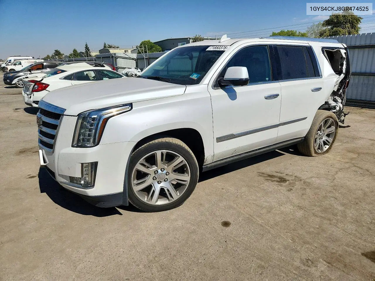 2016 Cadillac Escalade Premium VIN 1GYS4CKJ8GR474525 фото 1