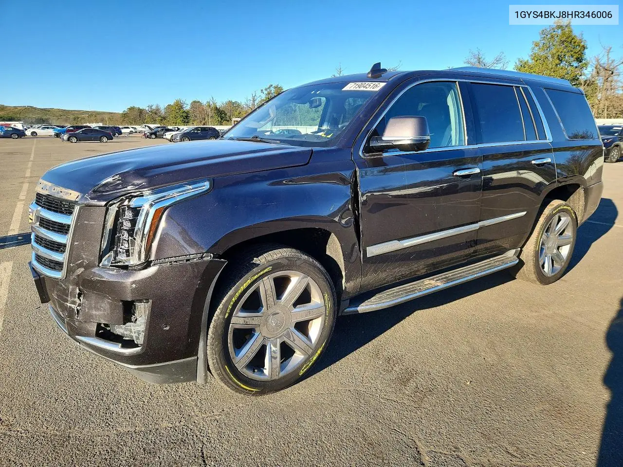 2017 Cadillac Escalade Luxury VIN 1GYS4BKJ8HR346006 фото 1