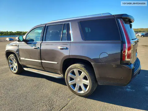 2017 Cadillac Escalade Luxury VIN 1GYS4BKJ8HR346006 фото 2