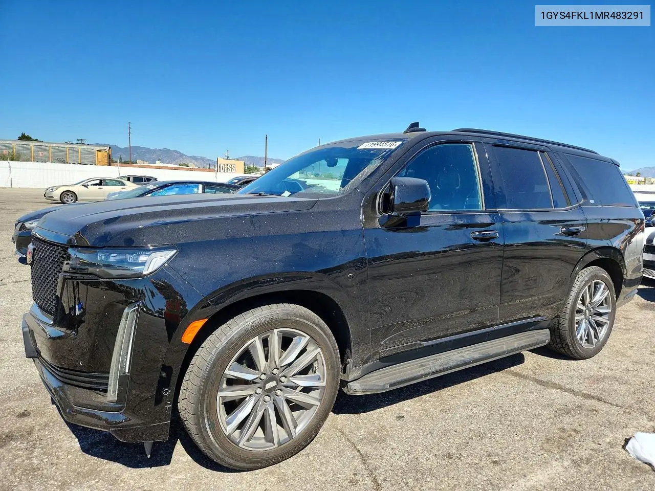 2021 Cadillac Escalade Sport VIN 1GYS4FKL1MR483291 фото 1