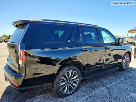 2021 Cadillac Escalade Sport VIN 1GYS4FKL1MR483291 фото 3