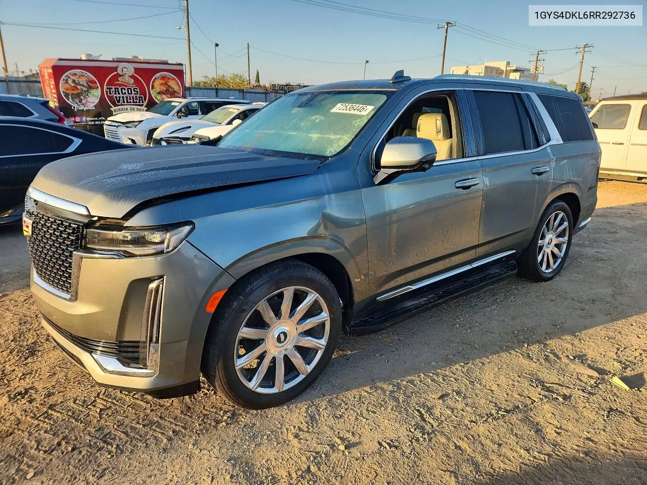 2024 Cadillac Escalade Premium Luxury Platinum VIN 1GYS4DKL6RR292736 фото 1