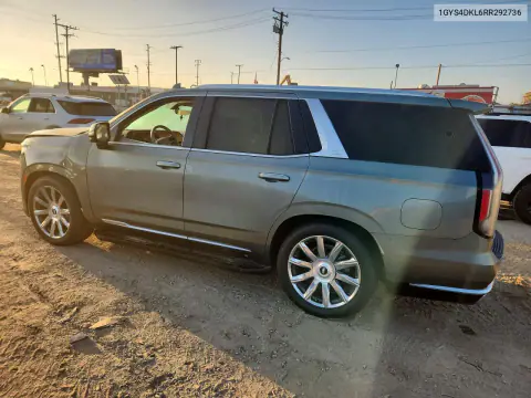 2024 Cadillac Escalade Premium Luxury Platinum VIN 1GYS4DKL6RR292736 фото 2