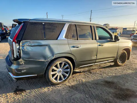 2024 Cadillac Escalade Premium Luxury Platinum VIN 1GYS4DKL6RR292736 фото 3
