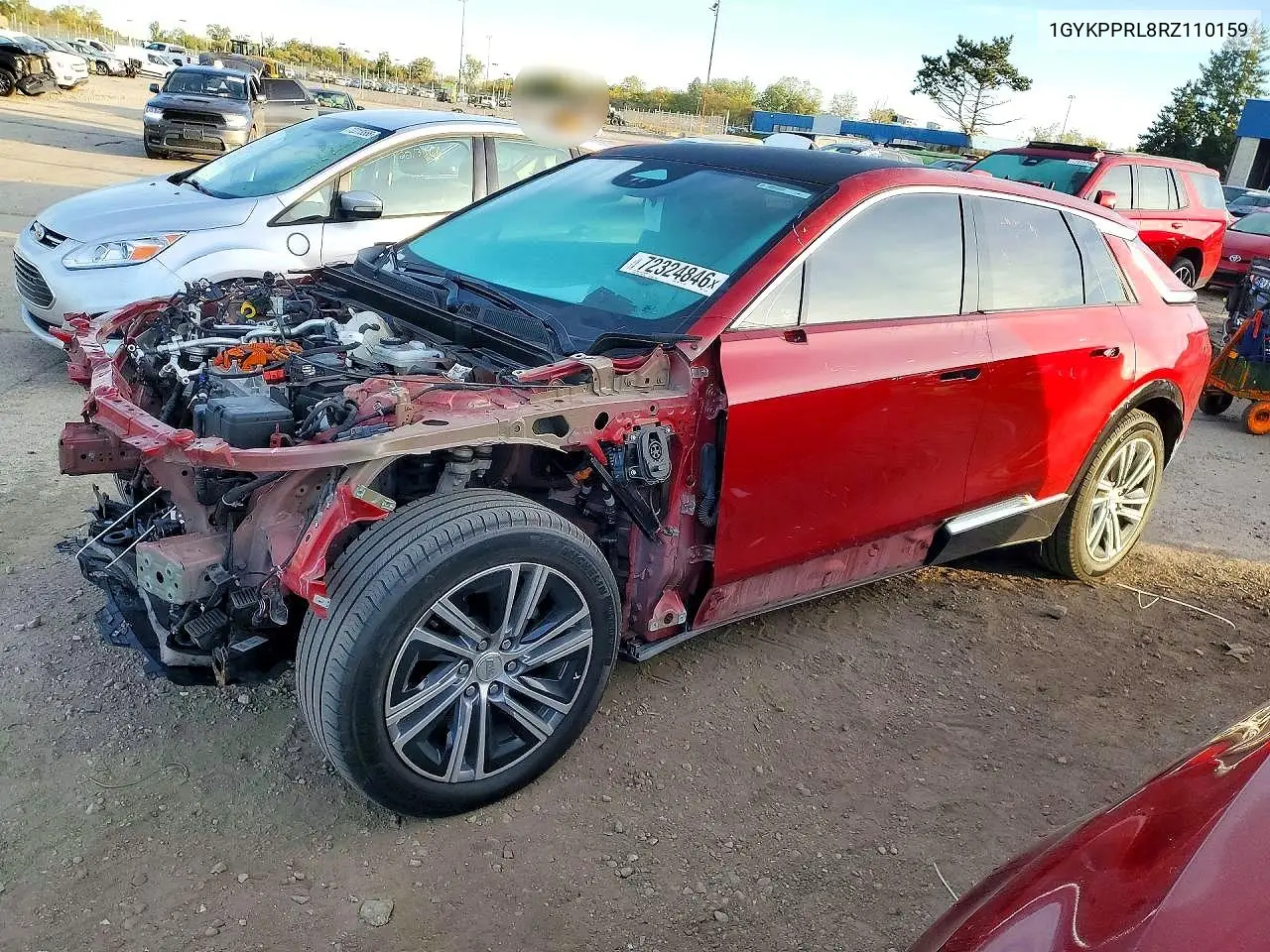 2024 Cadillac Lyriq Luxury VIN 1GYKPPRL8RZ110159 фото 1