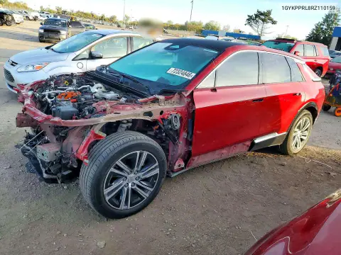 1GYKPPRL8RZ110159 — 2024 Cadillac Lyriq, Снята обшивка, фото до ремонта