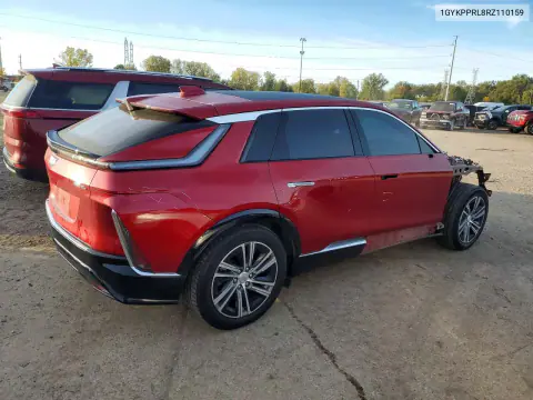 2024 Cadillac Lyriq Luxury VIN 1GYKPPRL8RZ110159 фото 3