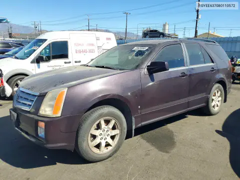 1GYEE637080110572 — 2008 Cadillac SRX, Задняя часть, фото до ремонта