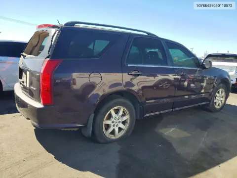 2008 Cadillac Srx VIN 1GYEE637080110572 фото 3