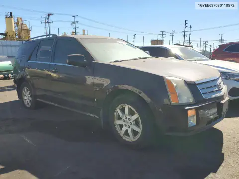 2008 Cadillac Srx VIN 1GYEE637080110572 фото 4