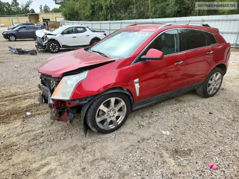 3GYFNBEY4AS655739 — 2010 Cadillac SRX, Передняя часть, фото до ремонта