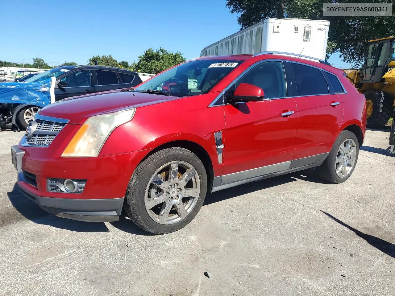 2010 Cadillac Srx Premium Collection VIN 3GYFNFEY9AS600341 фото 1