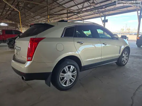 2011 Cadillac Srx Luxury Collection VIN 3GYFNAEY1BS543864 фото 3