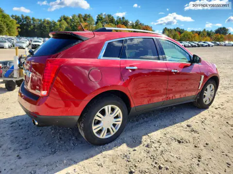 2011 Cadillac Srx Luxury Collection VIN 3GYFNDEY0BS553951 фото 3