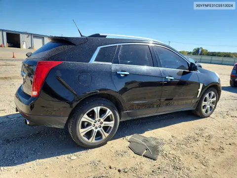 2012 Cadillac Srx Premium Collection VIN 3GYFNFE31CS513024 фото 3