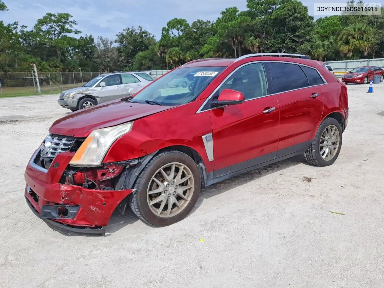 2013 Cadillac Srx Performance Collection VIN 3GYFNDE36DS616915 фото 1