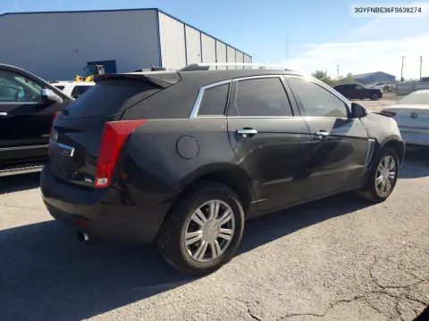 2015 Cadillac Srx Luxury Collection VIN 3GYFNBE36FS638274 фото 3