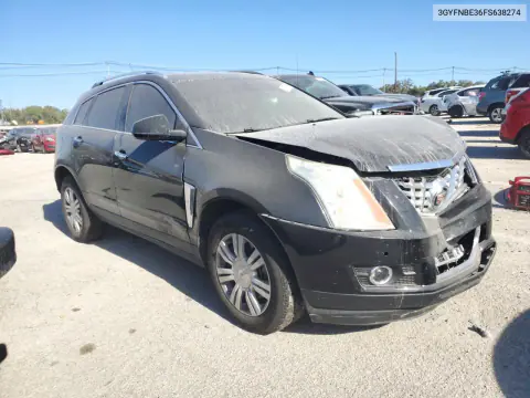 2015 Cadillac Srx Luxury Collection VIN 3GYFNBE36FS638274 фото 4