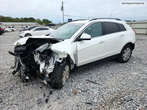 3GYFNAE37FS563756 — 2015 Cadillac SRX, Передняя часть, фото до ремонта