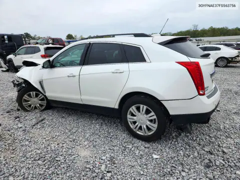 2015 Cadillac Srx VIN 3GYFNAE37FS563756 фото 2