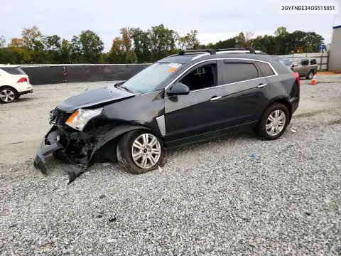3GYFNBE34GS515851 — 2016 Cadillac SRX, Передняя часть, фото до ремонта