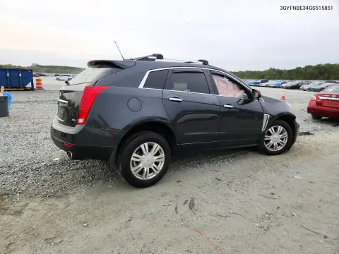 2016 Cadillac Srx Luxury Collection VIN 3GYFNBE34GS515851 фото 3