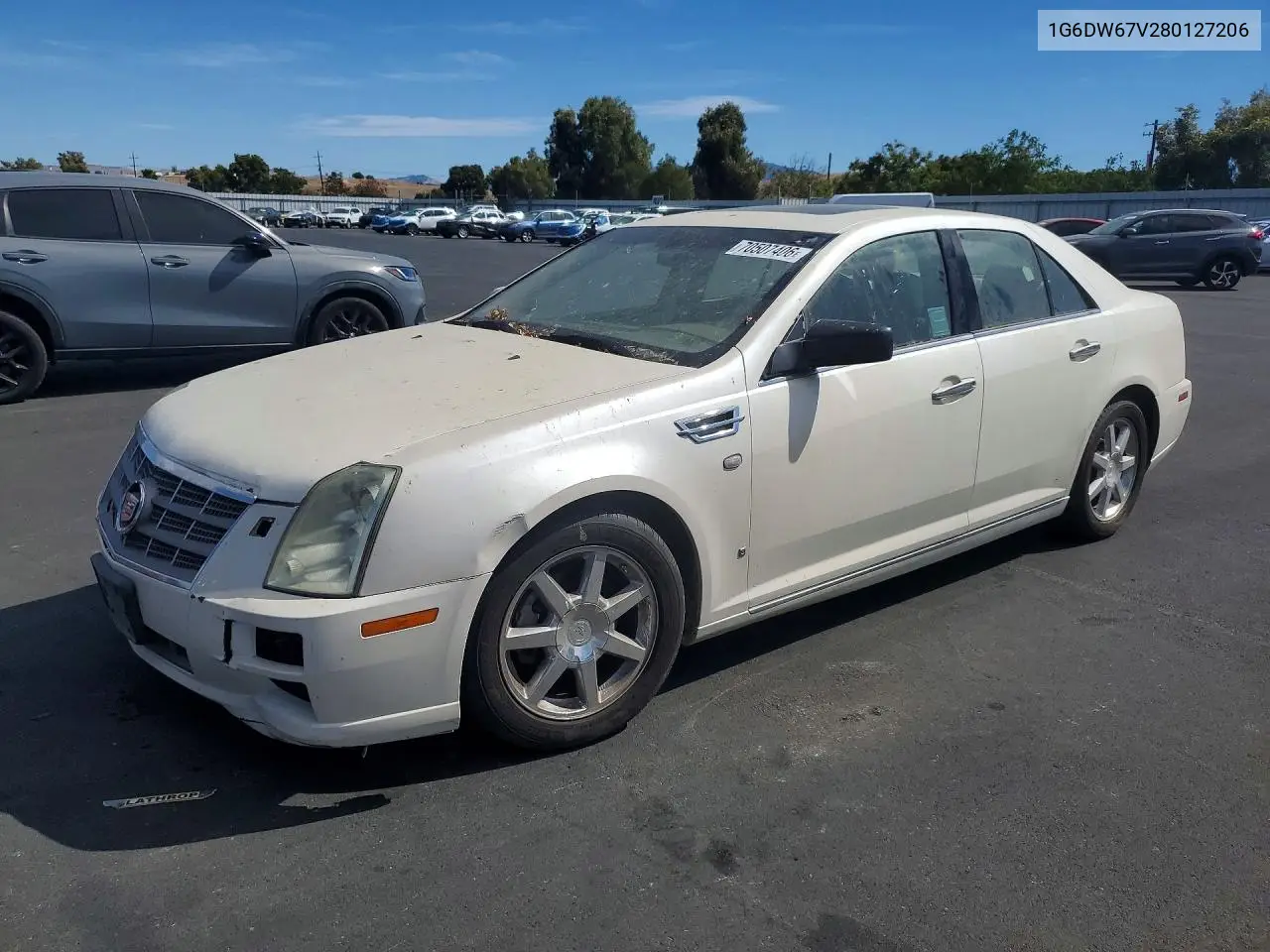 2008 Cadillac Sts VIN 1G6DW67V280127206 фото 1