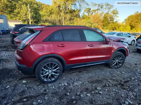 2019 Cadillac Xt4 Sport VIN 1GYFZFR44KF156531 фото 3
