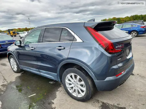 2021 Cadillac Xt4 Luxury VIN 1GYFZBR46MF039772 фото 2