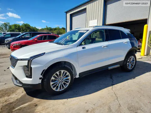 1GYFZDR48SF125321 — 2025 Cadillac XT4, Пожар, фото до ремонта