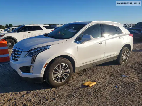 1GYKNBRS0HZ136625 — 2017 Cadillac XT5, Передняя часть, фото до ремонта