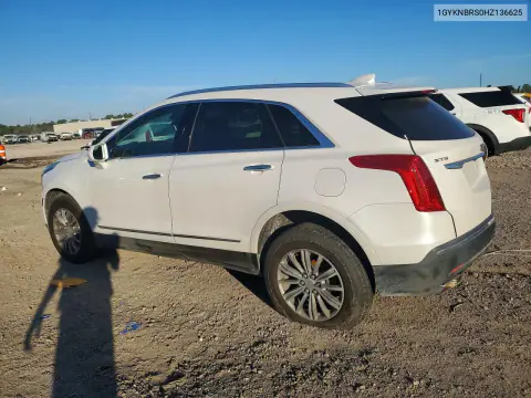 2017 Cadillac Xt5 Luxury VIN 1GYKNBRS0HZ136625 фото 2