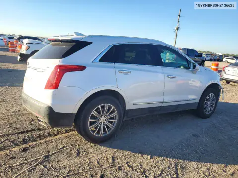 2017 Cadillac Xt5 Luxury VIN 1GYKNBRS0HZ136625 фото 3