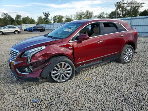 1GYKNFRS4HZ179484 — 2017 Cadillac XT5, Передняя часть, фото до ремонта