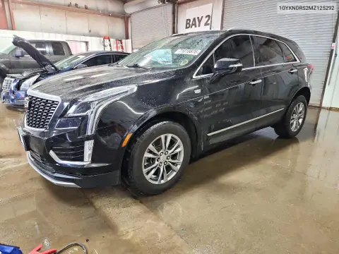 1GYKNDRS2MZ125292 — 2021 Cadillac XT5, Подтопление, фото до ремонта