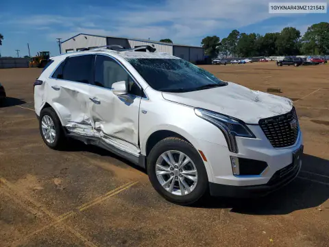 2021 Cadillac Xt5 Luxury VIN 1GYKNAR43MZ121543 фото 4