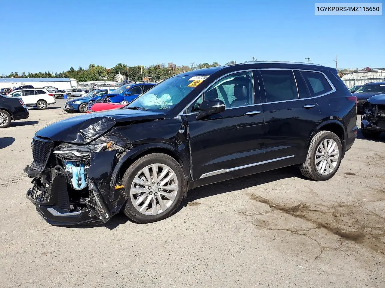 2021 Cadillac Xt6 Premium Luxury VIN 1GYKPDRS4MZ115650 фото 1