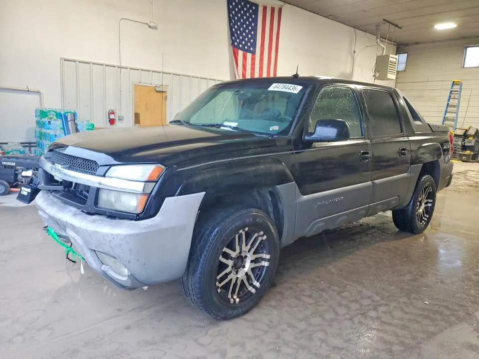2002 CHEVROLET AVALANCHE VIN 3GNEK13T22G357939 фото 1