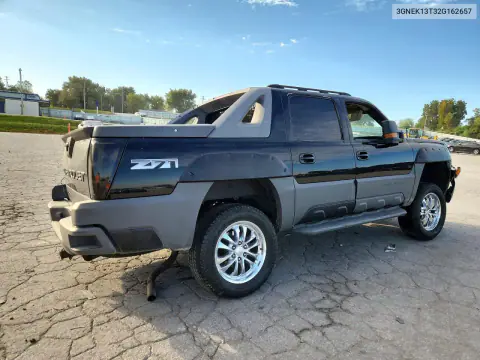 2002 Chevrolet Avalanche K1500 VIN 3GNEK13T32G162657 фото 3