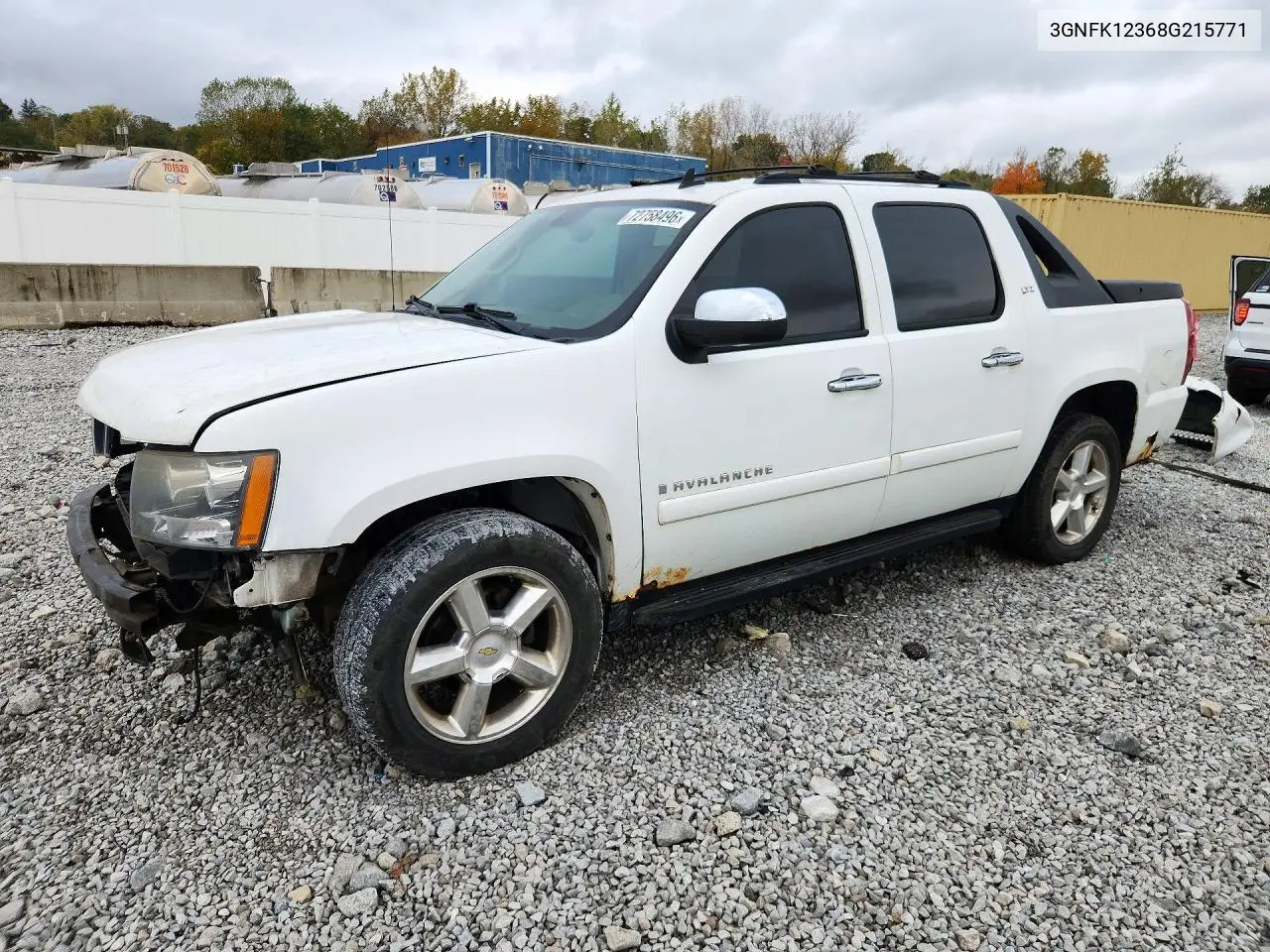 3GNFK12368G215771 Chevrolet Avalanche 2008 — повреждение Передняя часть, фото до ремонта