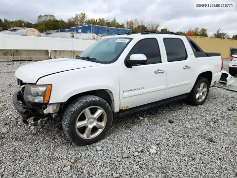 3GNFK12368G215771 — 2008 Chevrolet Avalanche, Передняя часть, фото до ремонта