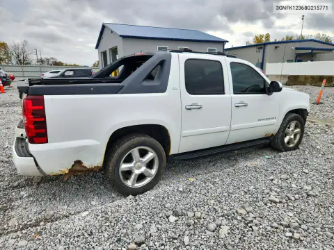 3GNFK12368G215771 — 2008 Chevrolet Avalanche, фото 3 с аукциона Copart, Передняя часть