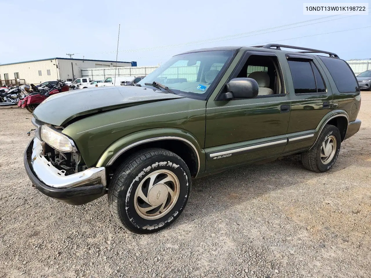 2001 Chevrolet Blazer VIN 1GNDT13W01K198722 фото 1