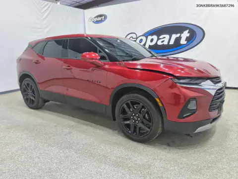 3GNKBBRA9KS687296 — 2019 Chevrolet Blazer, фото 4 с аукциона Copart 15.10.2026, Передняя часть